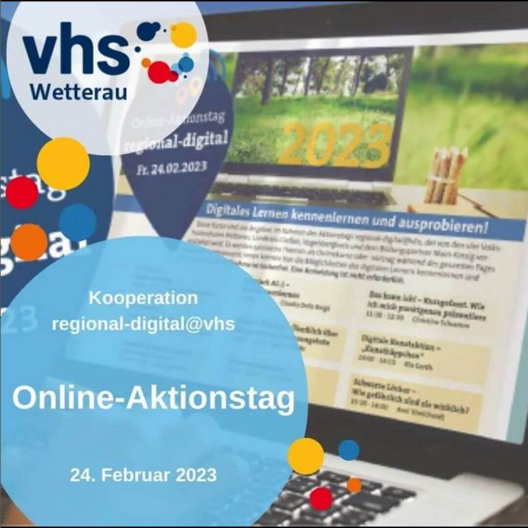 vhs Wetterau Online Atkionstag 02.2023