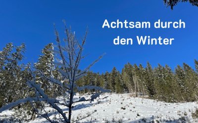 Achtsam durch den Winter: Wie du die kalte Jahreszeit bewusst genießen kannst